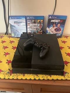 PS4 1TB with three games and controller