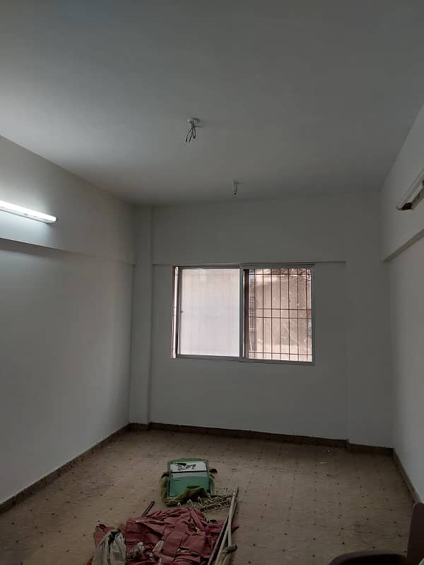 FLAT FOR SALE HUNAID CITY GULISTAN E JAUHAR BLOCK 17 KARACHI. CONTACT 0331,8381586 4