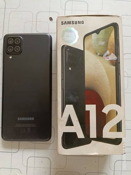 Samsung A12 4/64 PTA Approved with Box 2