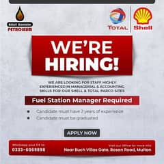 Fuel Station Manager Required 0