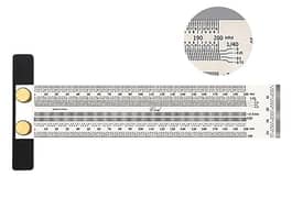 High-precision T Square Ruler for Woodworking Marking Stainless