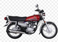 Honda cg125s new modal 2024 for sale red Tanki white tapa