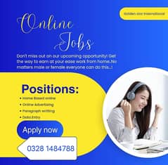 Online Part time/full time/home job/Assignments/Typing/Data entry/Ads 0