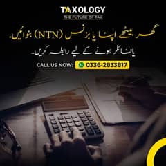 Tax Consultant, Sales Tax, FBR, Tax Filer, NTN , Income Tax Return