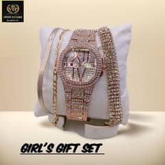 GIRLS FANCY STONE WATCH 0