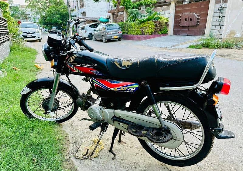 Honda CD 70 model 2018 4