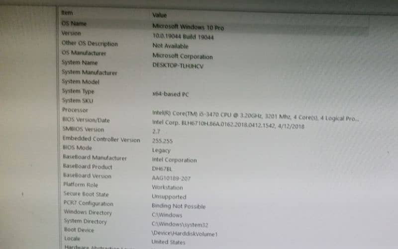 COMPUTER FOR SALE/INTEL CORE I5 3RD GENERATION 10