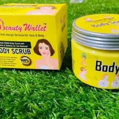 Beauty wallet Hand foot Body scrub are available