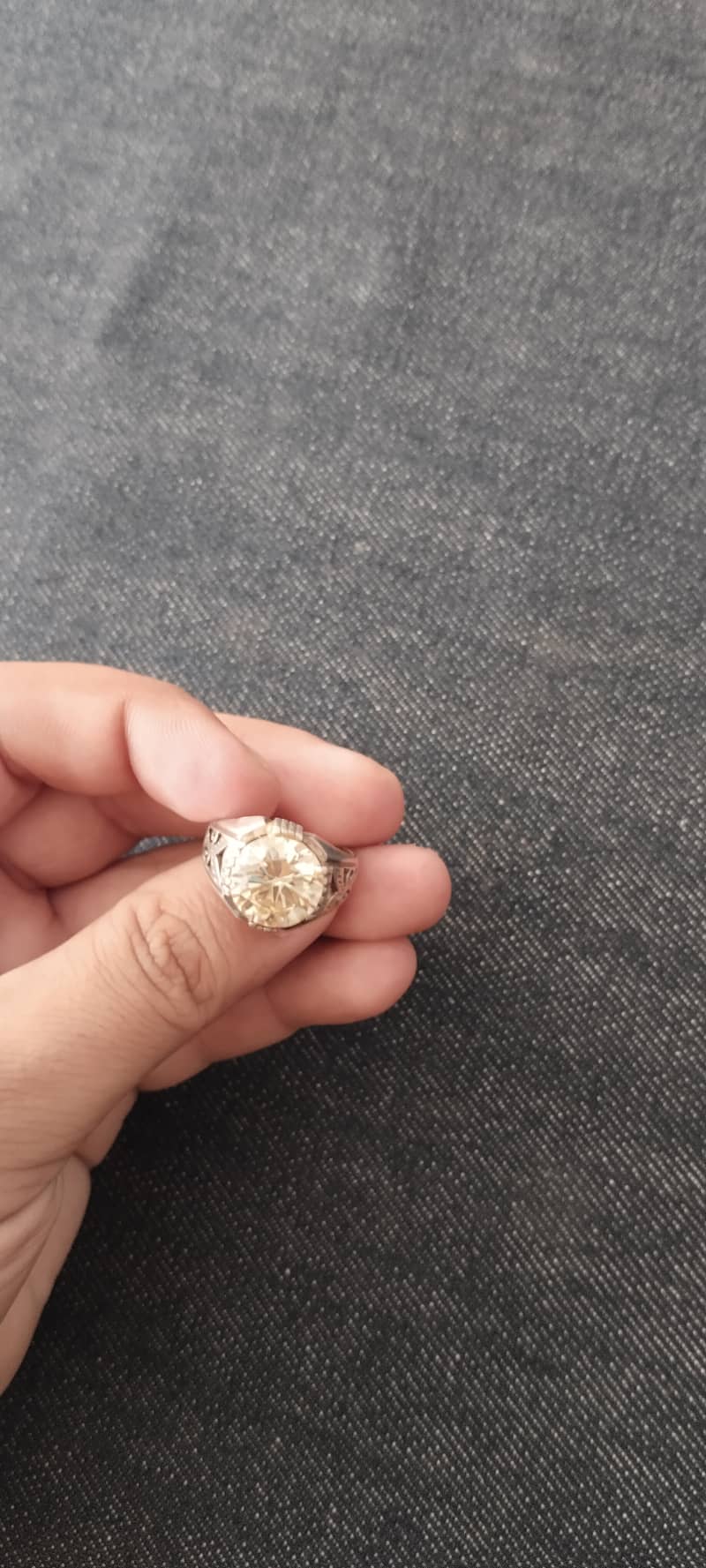 Mozerite stone diamond first copy 6