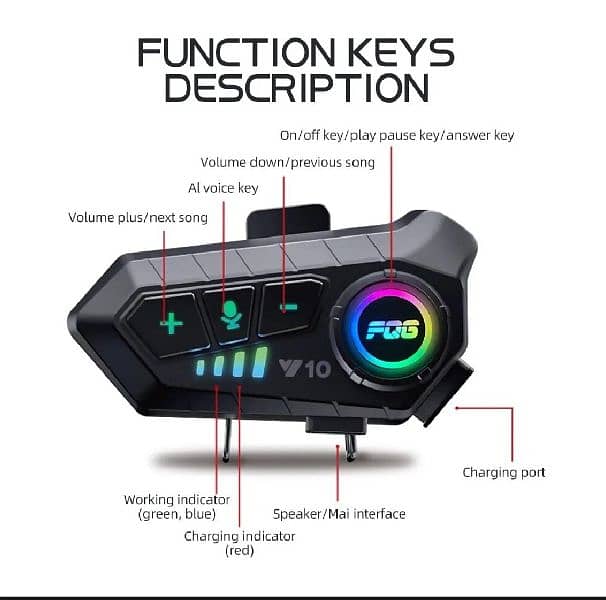 Helmet Bluetooth speaker wireless 0