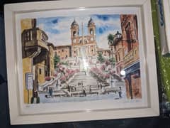 Hand made painting With Frame