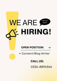 Female Content Writer/Blog Writer Remote Job