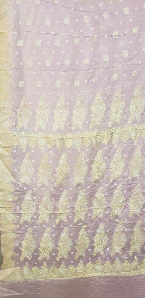 New unstitched Saree jacquard 0