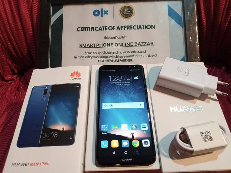 Huawei Mate 10 lite (4gb-64gb) PTA Approved 0