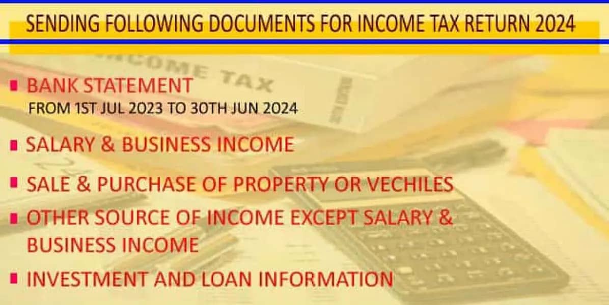 Tax Filer, FBR, Tax Consultant, Income Tax Return, Sales Tax, NTN 9