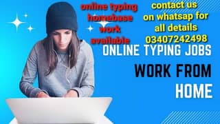 Title:gujranwala workers need for online typing homebase job