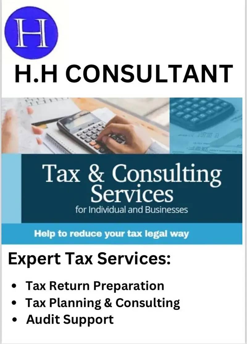 Tax Filer, FBR, Tax Consultant, Income Tax Return, Sales Tax, NTN 4