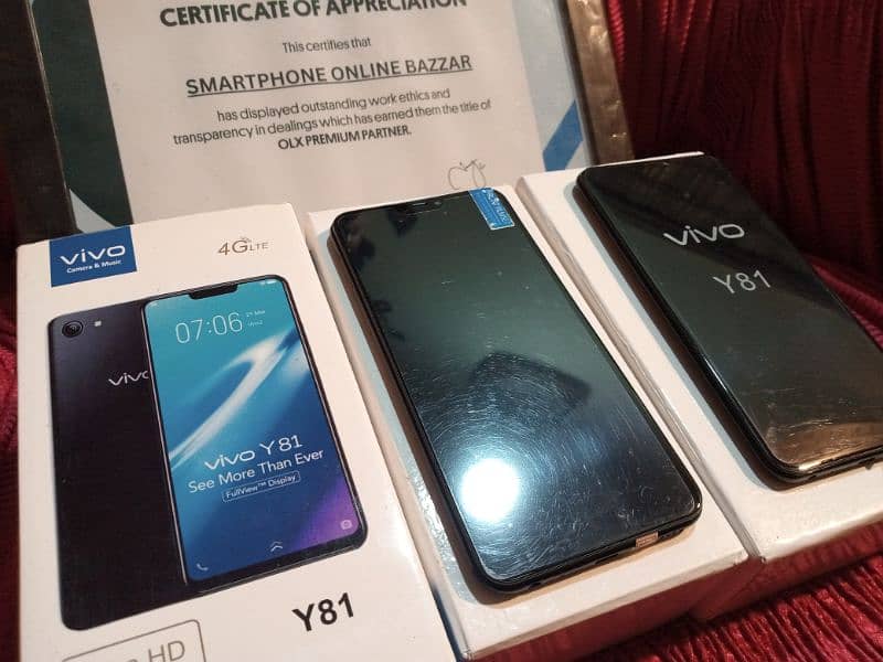 Vivo Y81 (6gb-128gb) PTA Approved 2