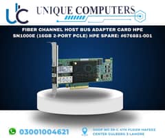 FIBER CHANNEL HOST BUS ADAPTER CARD HPE SN1000E (16GB 2-PORT PCLE) HP