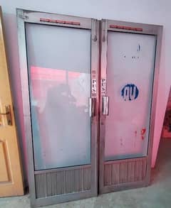 Aluminium Doors with Glass & Frame