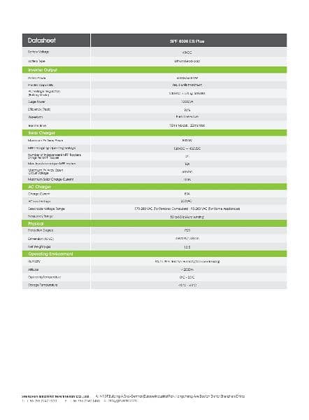 Growatt Hybrid 6KW 5