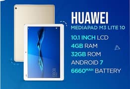 Huawei 10inch screen 4gb Ram Tab