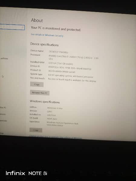 Lenovo Thinkpad X270 available 10/10 8