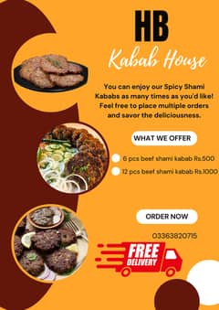 Delicious & Spicy Beef Shami Kabab