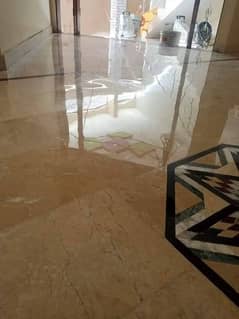 Marble floor polish