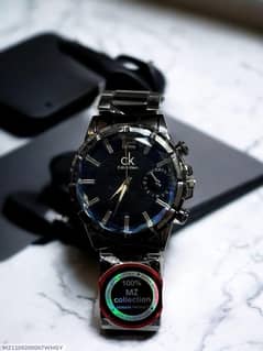 Men's watch black color premium