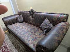 1 four seater sofa 1 3 seater sofa and two chairs