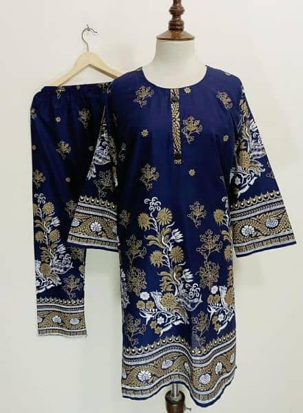 2pcs women lawn dress 1