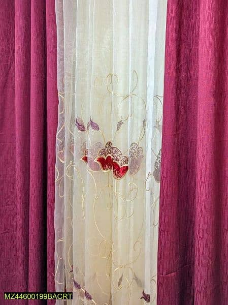 3 PCs set of curtains (1 embroidered) 4