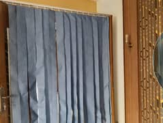 Elegant Blue Curtains – 99% New, 9/10 Condition – 9 Feet Long