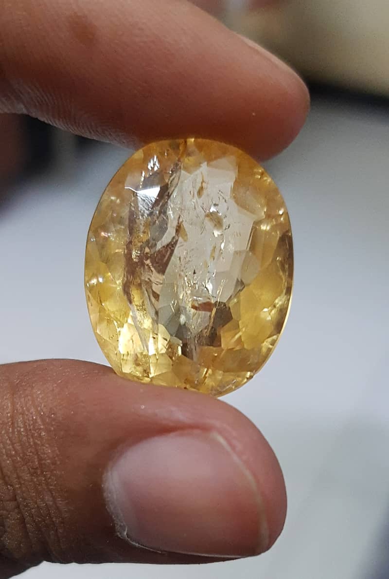 Natural Citrine Quartz (Best Yellow Sapphire Alternate) 1