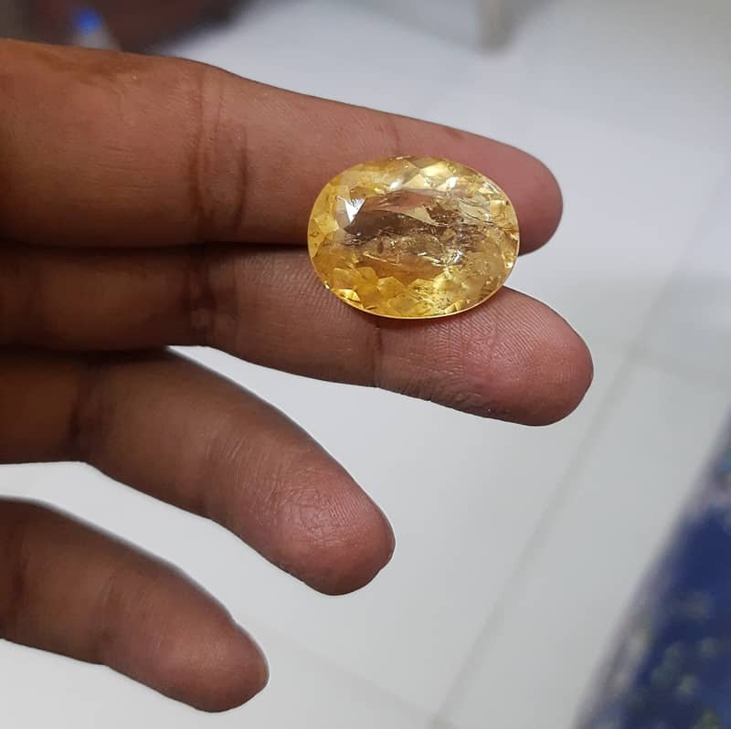 Natural Citrine Quartz (Best Yellow Sapphire Alternate) 2