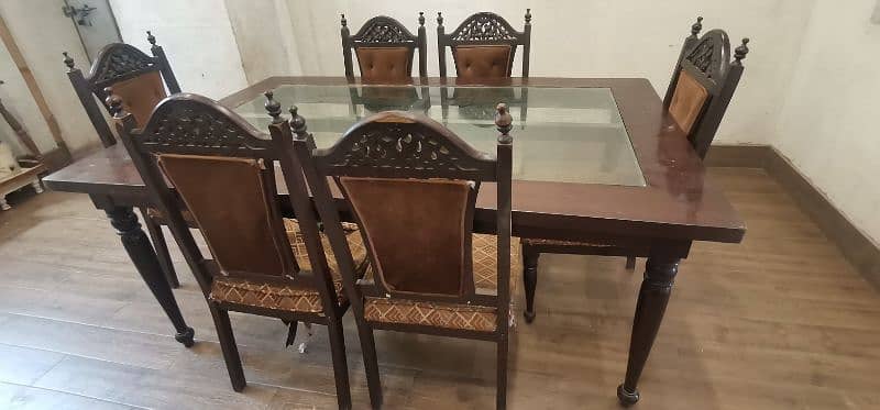 pure sheesham wood dining table 1