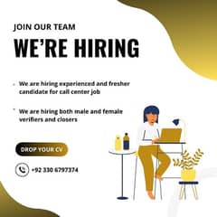 Males & Females Staff required