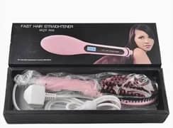 brush hair straightener