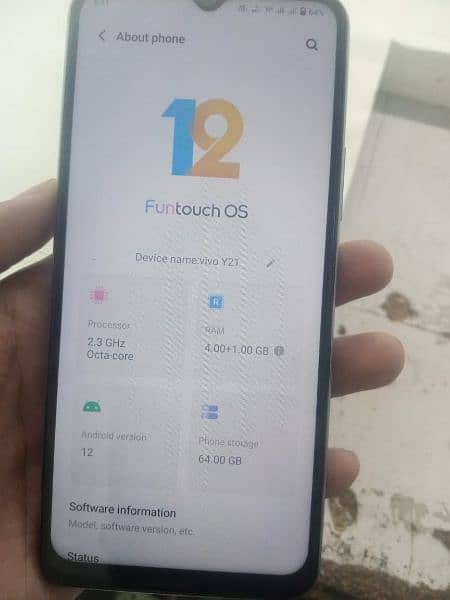 vivo y21 urgent sale 5