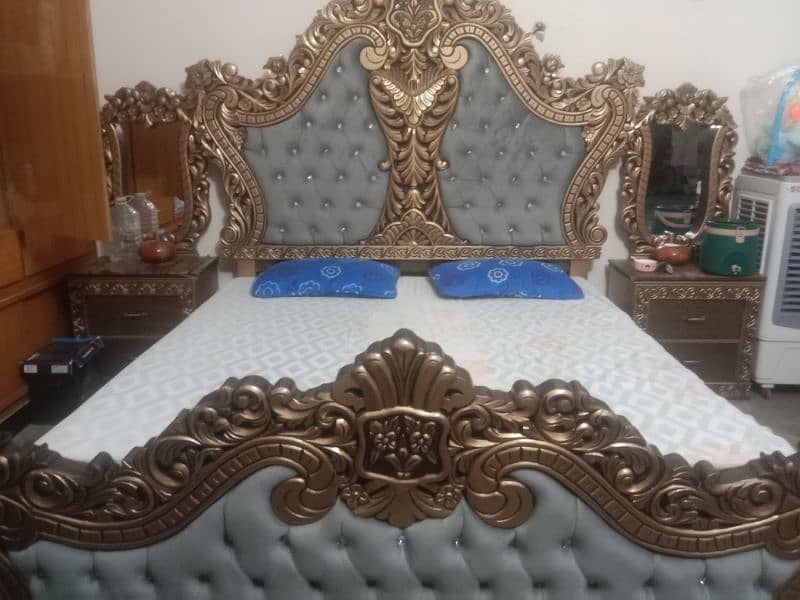 Brand new bed set with sofa and tables 1