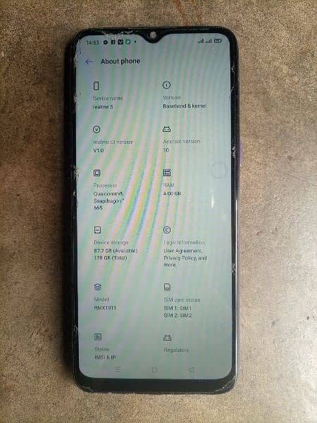 Realme 5 Model RMX1911 1