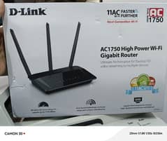 D-Link DIR-859 AC1750 Wi-Fi Gigabit Router imported from U. K box pack