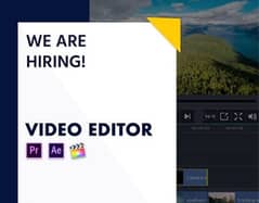 I'm hiring a video editor