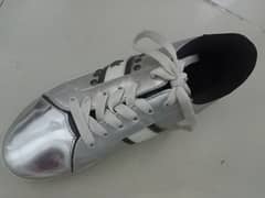 white and silver  colour shoes