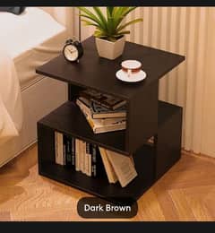 METALLO Rectangle Hallow Design Night Stand Storage Bedside 0