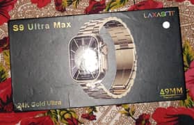 s9 ultra max Gold smart watch