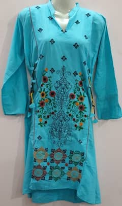 Cotton Kurti Embroidered