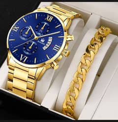 GOLDEN WATCH FOR MEN