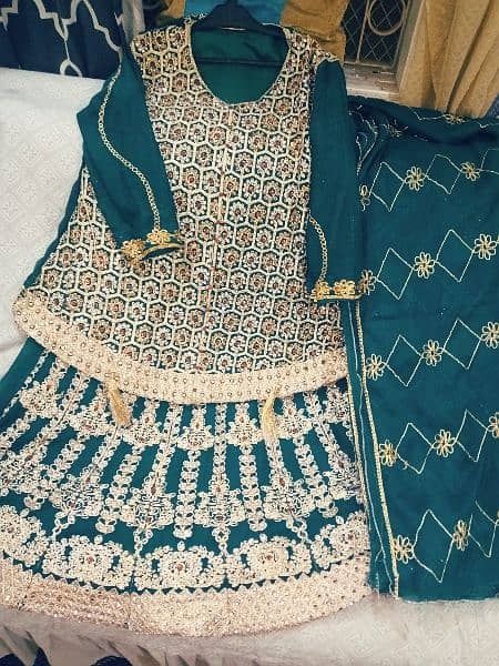 Bridal lehenga | brand new sharara for urgent sell 9